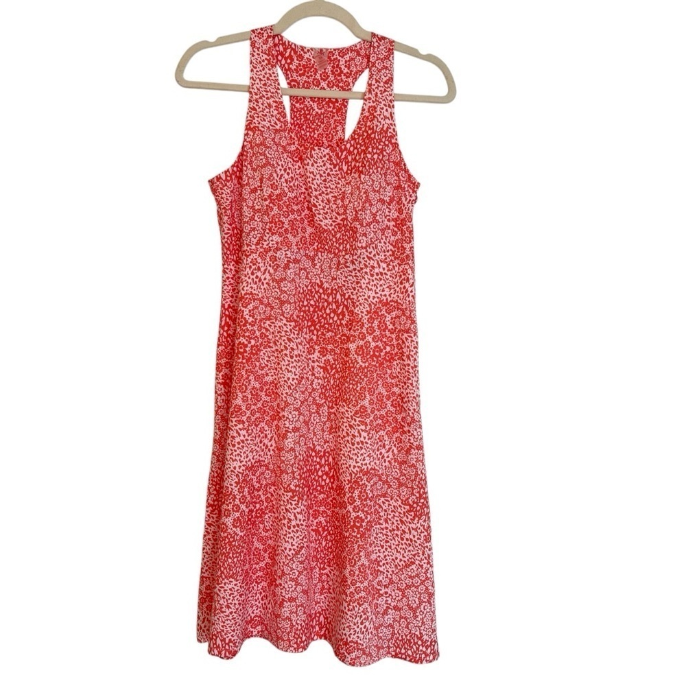 Krimson Klover Piper Floral Midi Dress Pink Orange White XS Coastal Beach Active